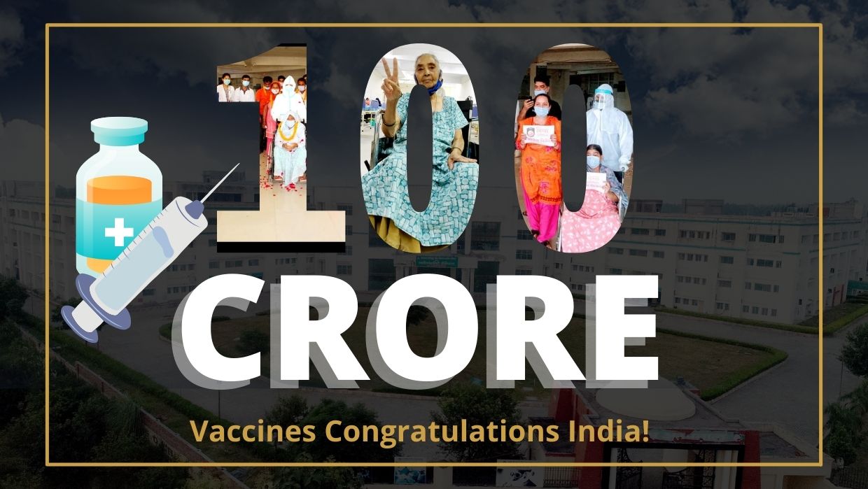 Dr Giri - 100 Crore Vaccines Congratulations India!